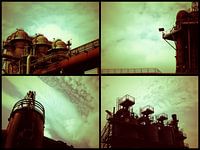 außerirdische Landschafts collage