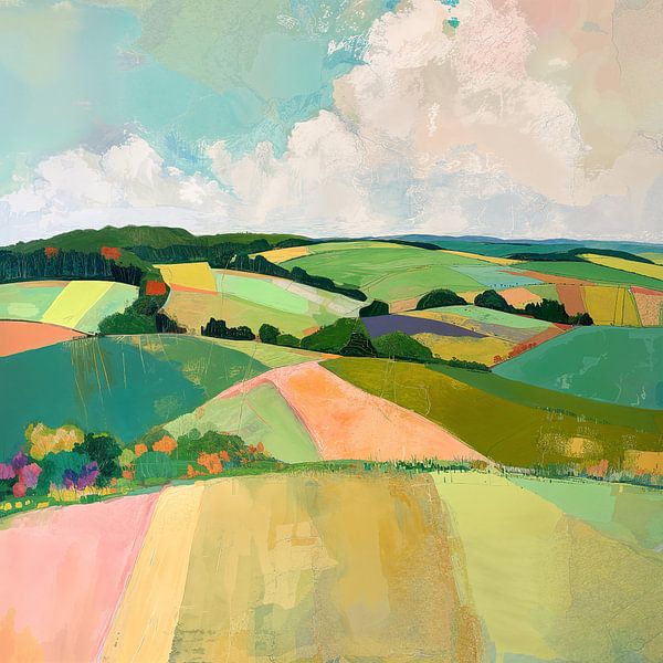 Chromatische Felder von Kunst Laune