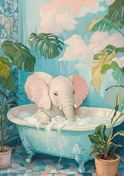 Oasis de bien-être des éléphants par Niklas Maximilian