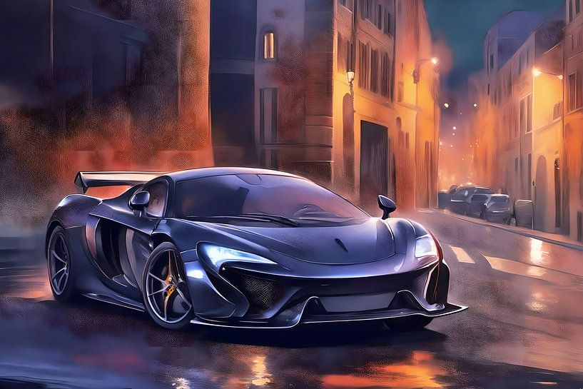 Schwarzer McLaren von DeVerviersBelgium