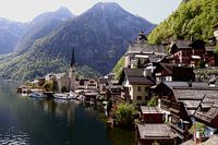 malerische Skyline von Hallstatt