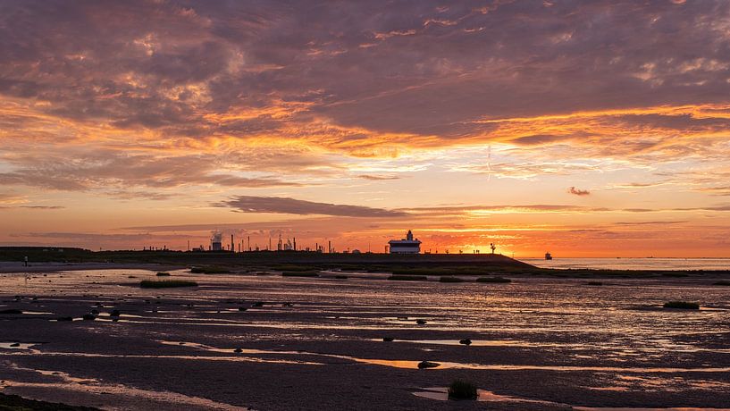 Panorama Zeedijk Terneuzen, Zeeland, Niederlande von Lemayee