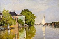 Houses on the Achterzaan Artist-Claude Monet