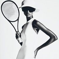 Retro-Tennis-Eleganz