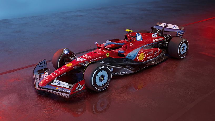 2024-Formula1-Ferrari-SF-24 par Hanzo Hasashi