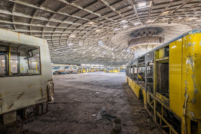 Lost Place - gare routière abandonnée en Europe de l'Est par Gentleman of Decay