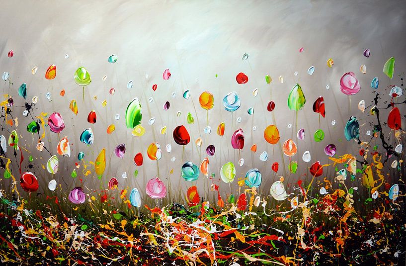 Fleurs d'été par Gena Theheartofart