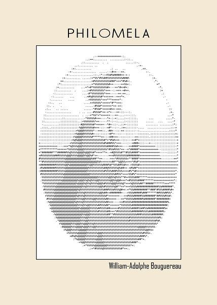 Philomela - ascii kunst van DOA Project