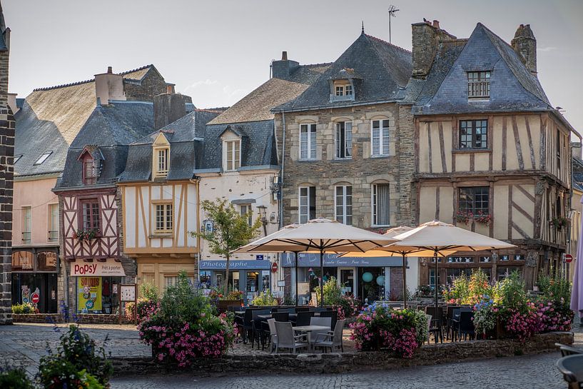 Old Town Malestroit by Manuuu