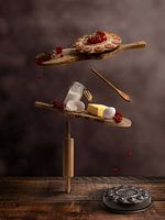 Ode au bouton de Zélande, une nature morte de cuisine moderne