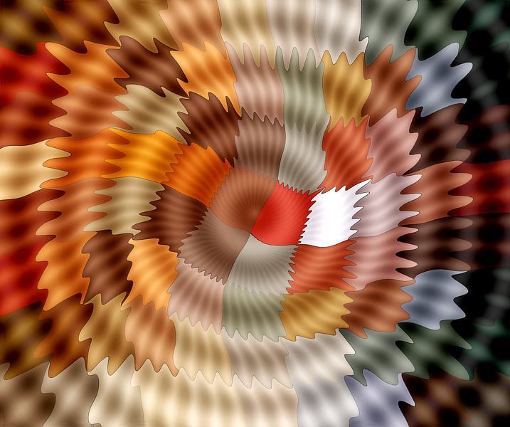 Erdige Farben (Kunst in irdischen Farben) von Caroline Lichthart