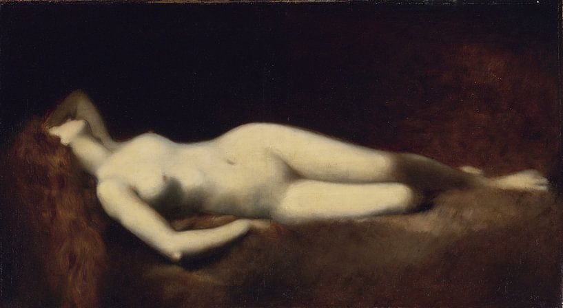 Naked on a lounger, Jean-Jacques Henner by Atelier Liesjes