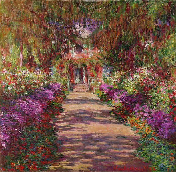 A Pathway in Monet's Garden, 1902, Claude Monet by Bridgeman Masters
