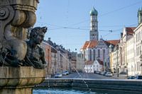 Fontaine d'Hercule Maximilianstrasse Augsbourg