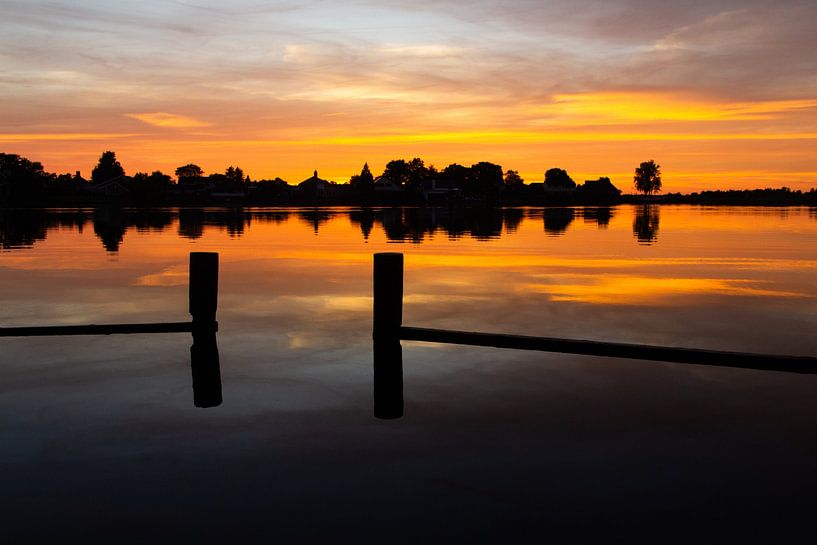 Soothing sunset by Brenda bonte