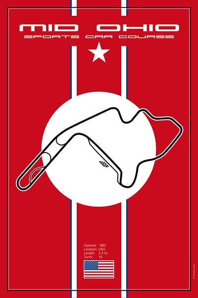 Mid Ohio Sports Car Course by Theodor Decker