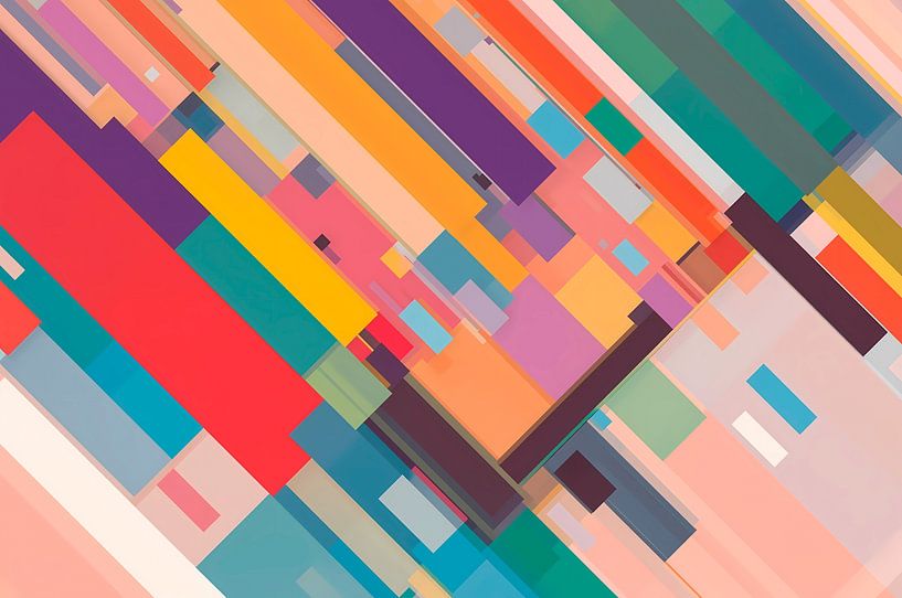 Buntes Geometrisches 2 von Claudio Chagas Pereira