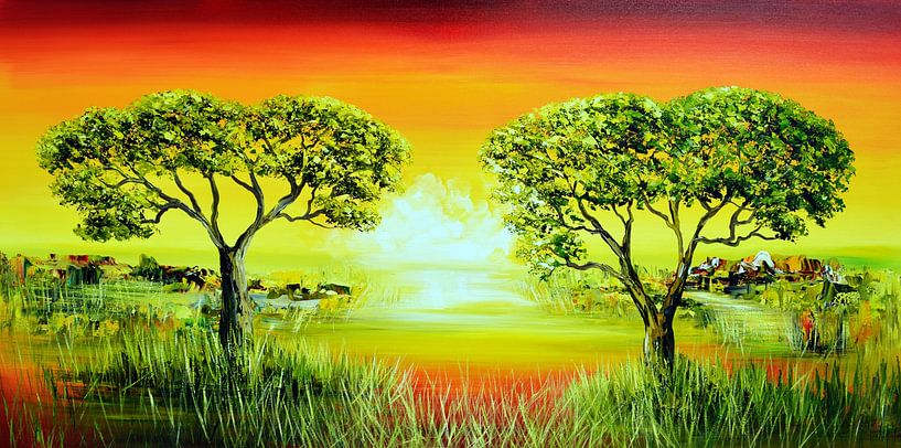 Rouge Nature par Gena Theheartofart