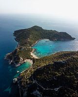 Porto Timoni beach in Corfu Greece