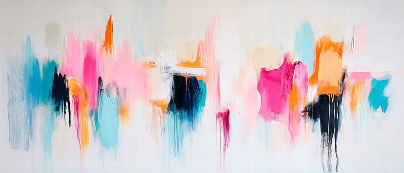 Farbige Abstraktion – Dynamisch und Lebhaft von Poster Art Shop
