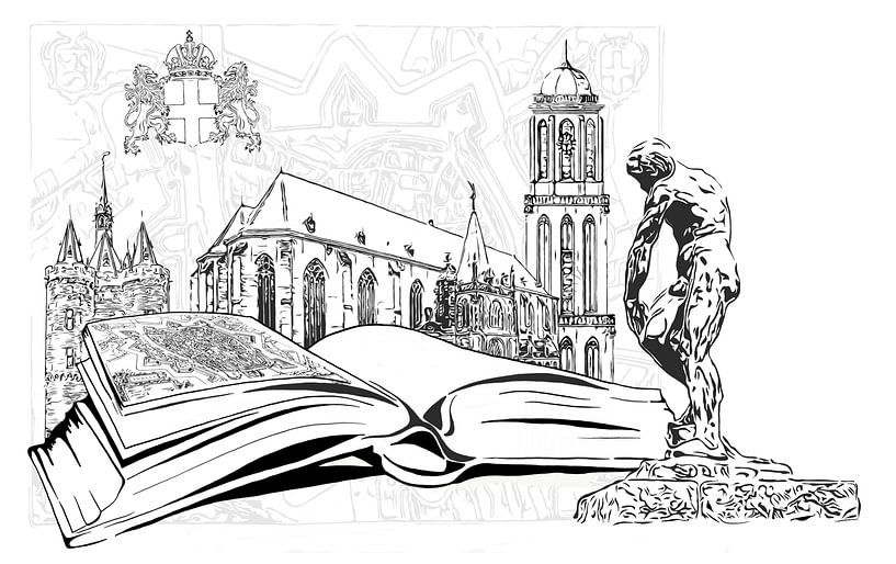 Zwolle von Yolanda Bruggeman