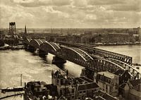 Ancien pont ferroviaire de Rotterdam (1952)