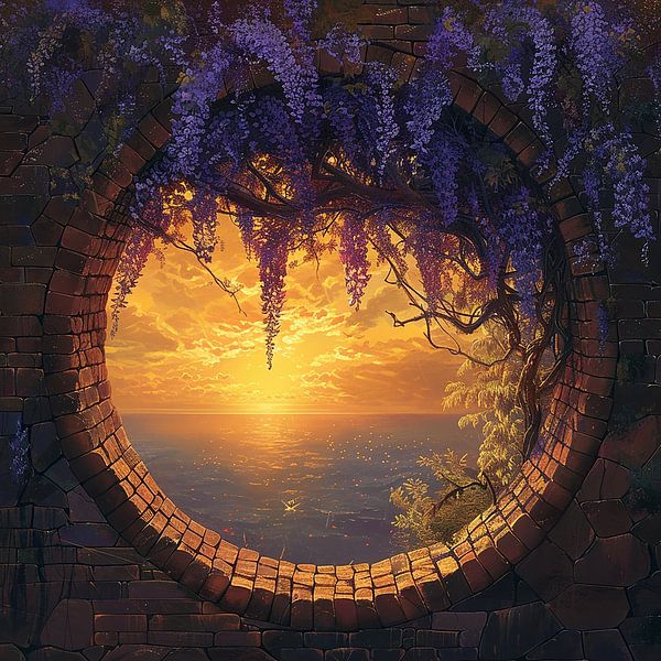 Through the Gate of Blue Rain by Esther Sigger