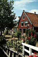 Das Zoutsloot in Harlingen im Sommer