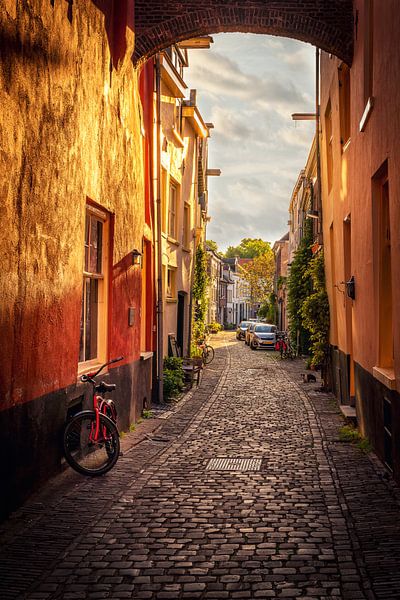 Die gemütliche Kolenstraat in Zutphen. von Bart Ros