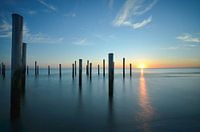 Petten aan Zee - village d'anguilles - coucher de soleil