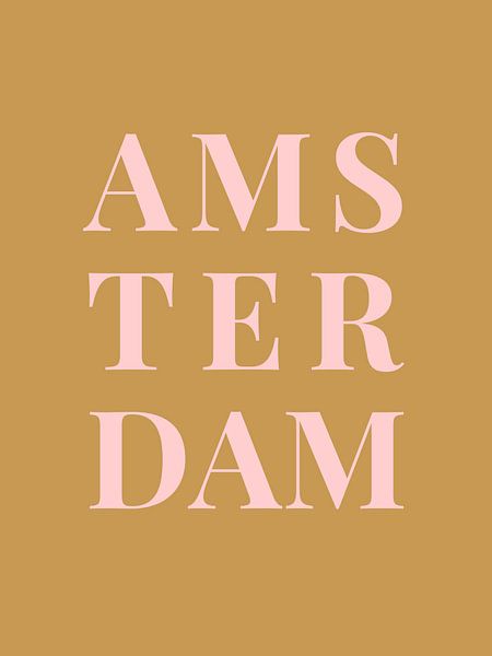 Amsterdam (en or/rose) par MarcoZoutmanDesign
