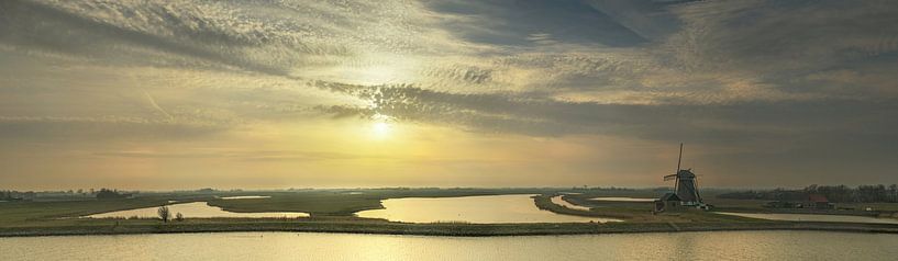 Moulin à vent Het Noorden Texel Coucher de soleil par Texel360Fotografie Richard Heerschap