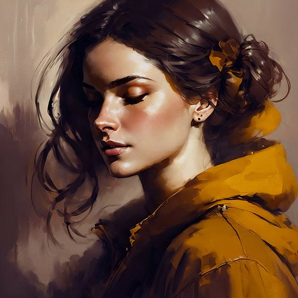 Portrait de femme | Promenade d'automne par MadameRuiz