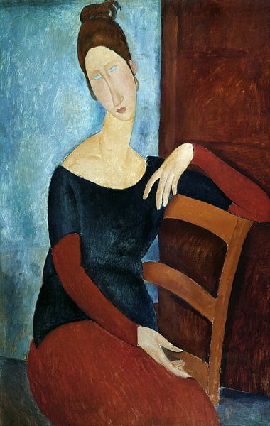 Amedeo Modigliani,The artist's wife by finemasterpiece