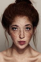 Freckled Girl portrait