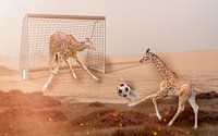 Le fantasme de la girafe footballeuse prend vie