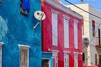 Coloured facades in Otrabanda, Curaçao
