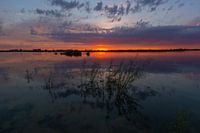 Ohne Sonnenuntergang am Wasser