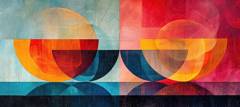 Modern Kleuren | Spectrum Intersection van Kunst Kriebels