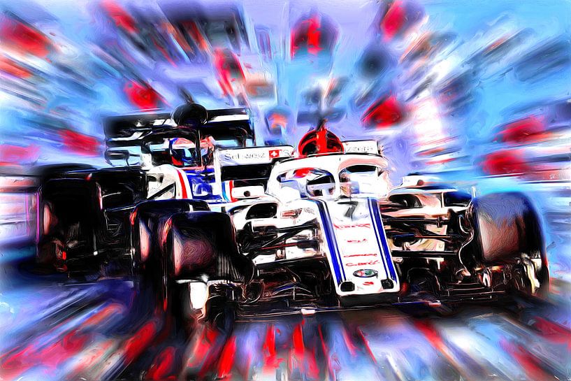 Kimi Räikkönen alias The Iceman #7 (Variante 2) van DeVerviersBelgium