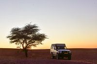 Landcruiser at sunset