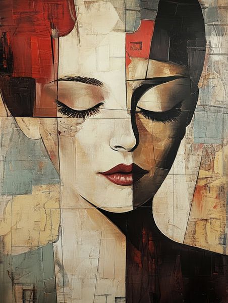 Abstract female portrait by Imagine
