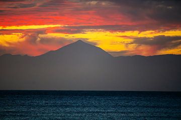 Gran Canaria Sonnenuntergang mit Teide von Stefan Havadi-Nagy
