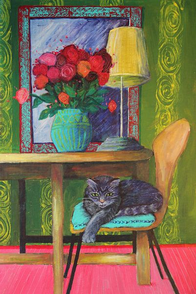 CatInDaHouse by Lucienne van Leijen