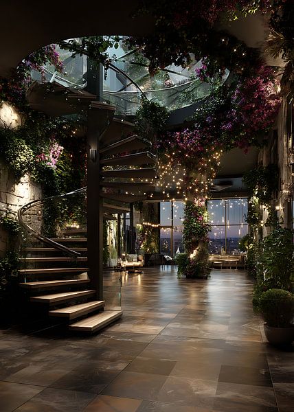 Floral spiral staircase of dreams by HyggeHavn