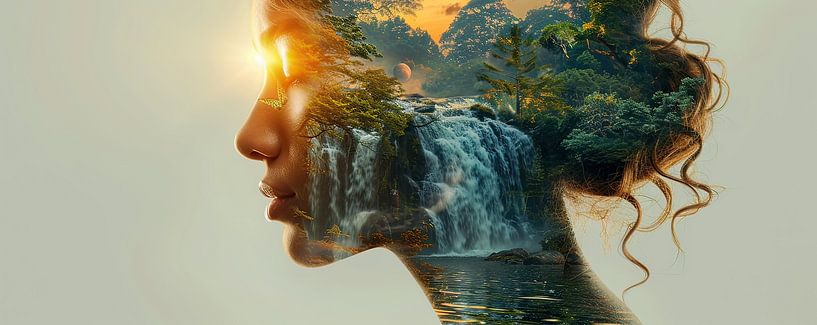 Frau von Wunderbare Kunst