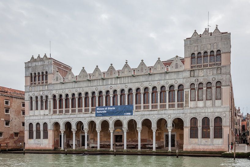 Canal side palace in old town of Venice, Italy by Joost Adriaanse