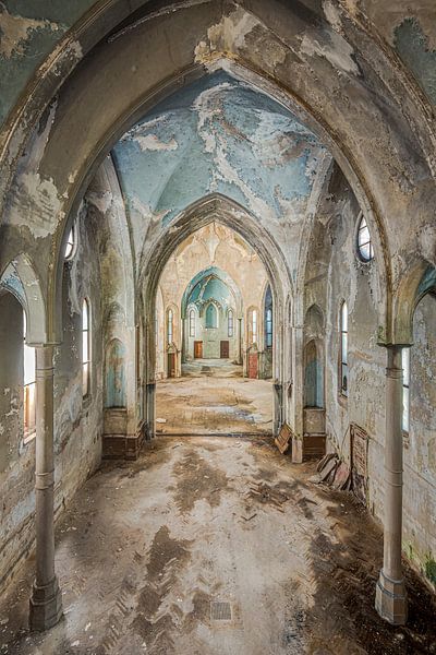 Schöne Kirche mit Tiefe von Perry Wiertz