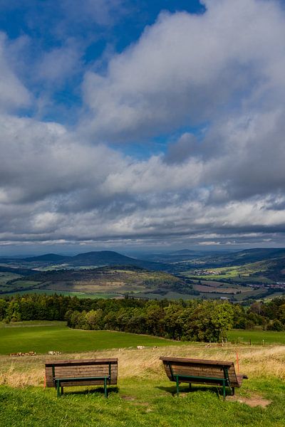 On the way on the heights of the thuringian Rhön by Oliver Hlavaty
