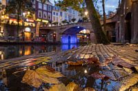 Utrecht Abendstimmung Oudegracht Bezembrug